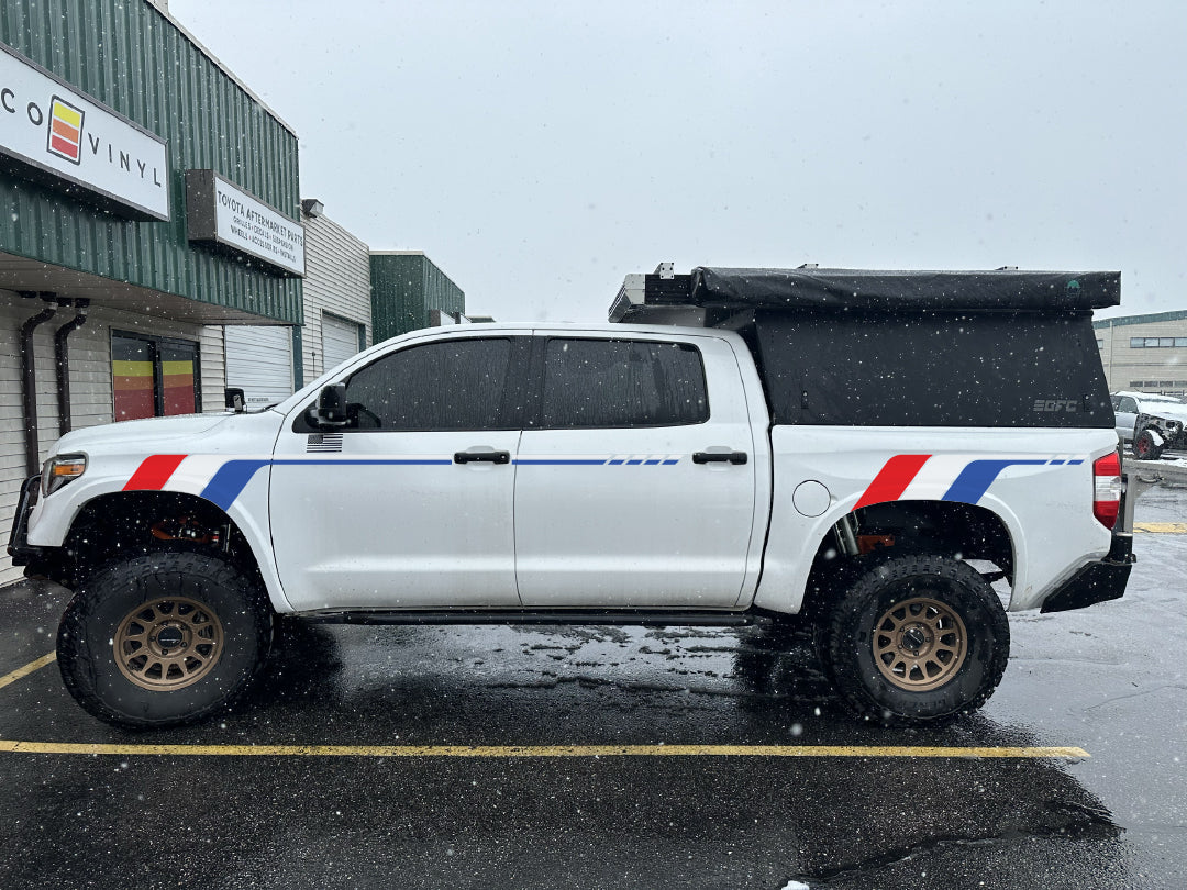 Taco Vinyl Tundra Heritage Side Stripes | '14 - '21 Tundra