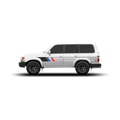 Taco Vinyl 80 Series Land Cruiser Retro Stripes