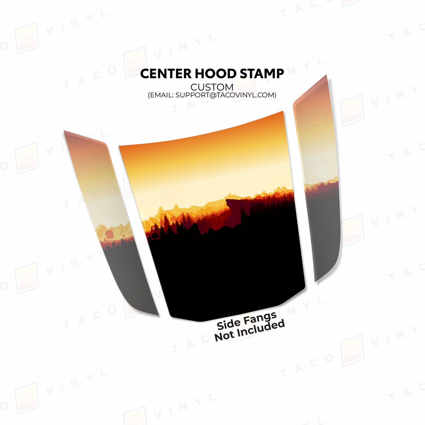 Taco Vinyl Tacoma/4Runner Apex Hood Stamp | '24+ Tacoma/'25+ 4Runner