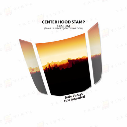 Taco Vinyl Tacoma/4Runner Apex Hood Stamp | '24+ Tacoma/'25+ 4Runner