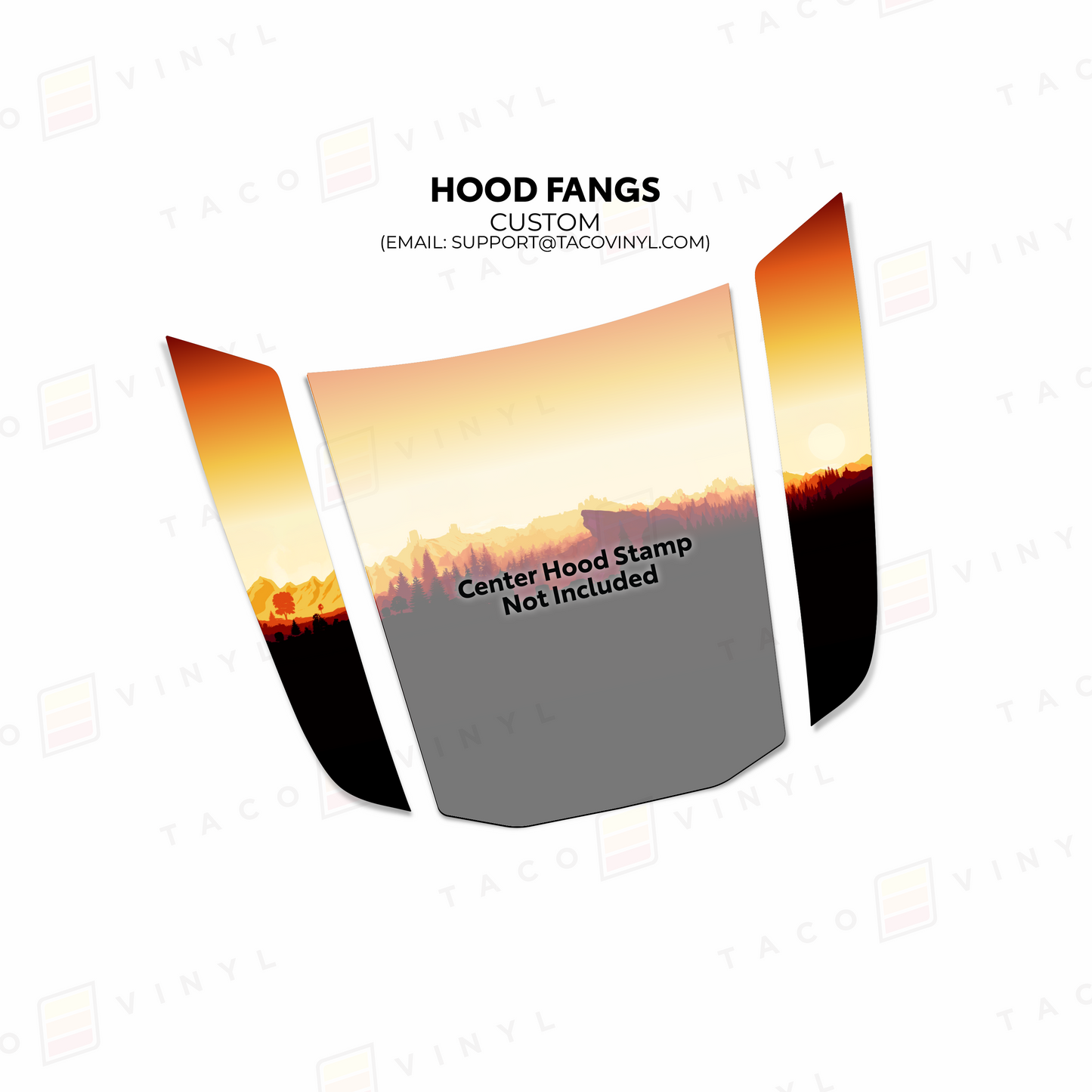 Taco Vinyl Tacoma/4Runner Apex Hood Stamp | '24+ Tacoma/'25+ 4Runner