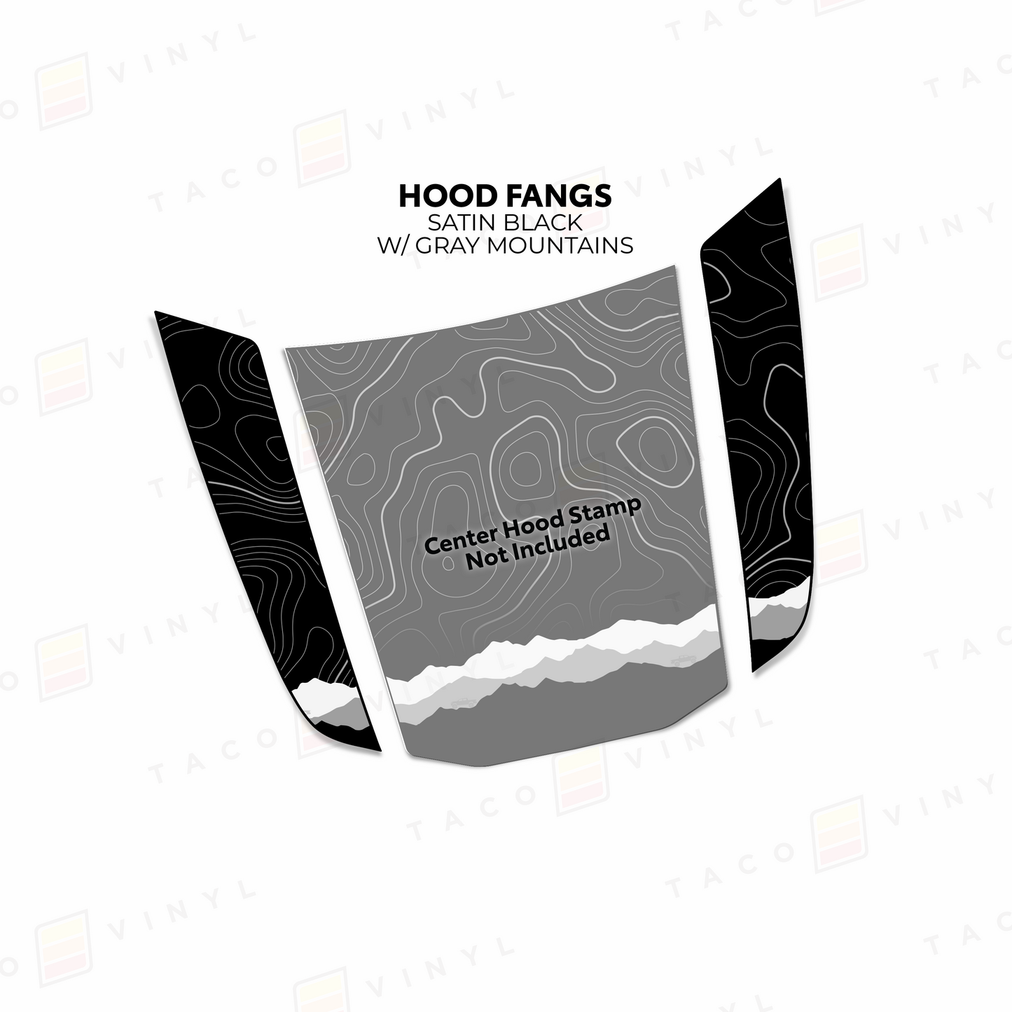 Taco Vinyl Tacoma/4Runner Apex Hood Stamp | '24+ Tacoma/'25+ 4Runner