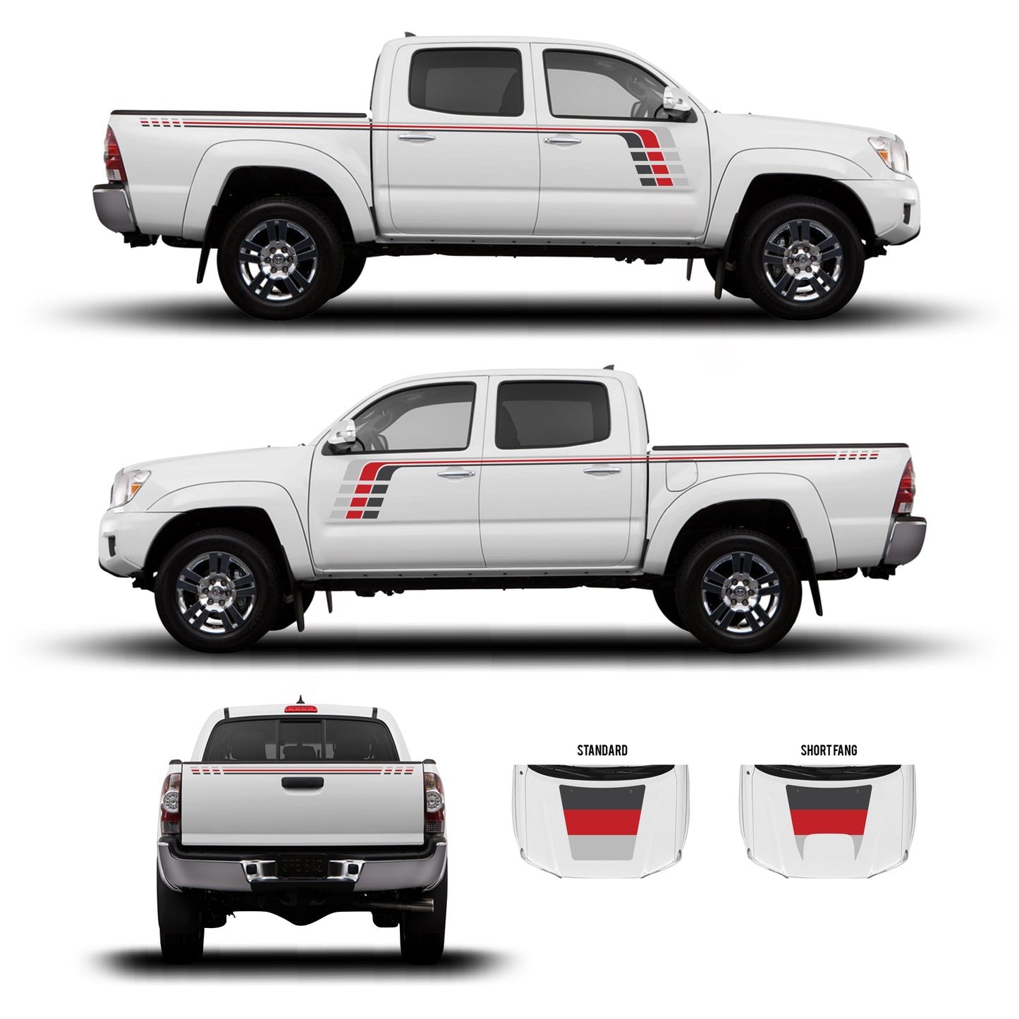 Taco Vinyl Tacoma Checkered Stripe Kit | '05 - '15 Tacoma