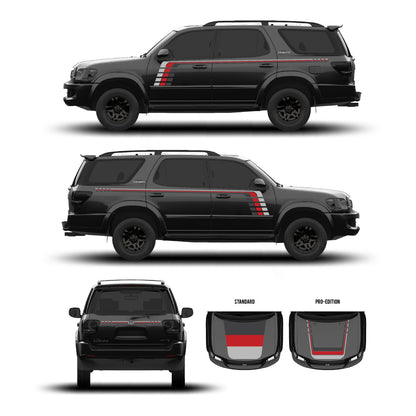 Taco Vinyl Sequoia Checkered Stripe Kit | '01 - '07 Sequoia