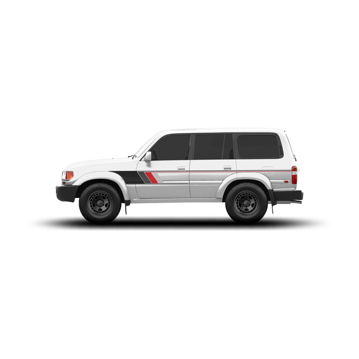 Taco Vinyl 80 Series Land Cruiser Retro Stripes