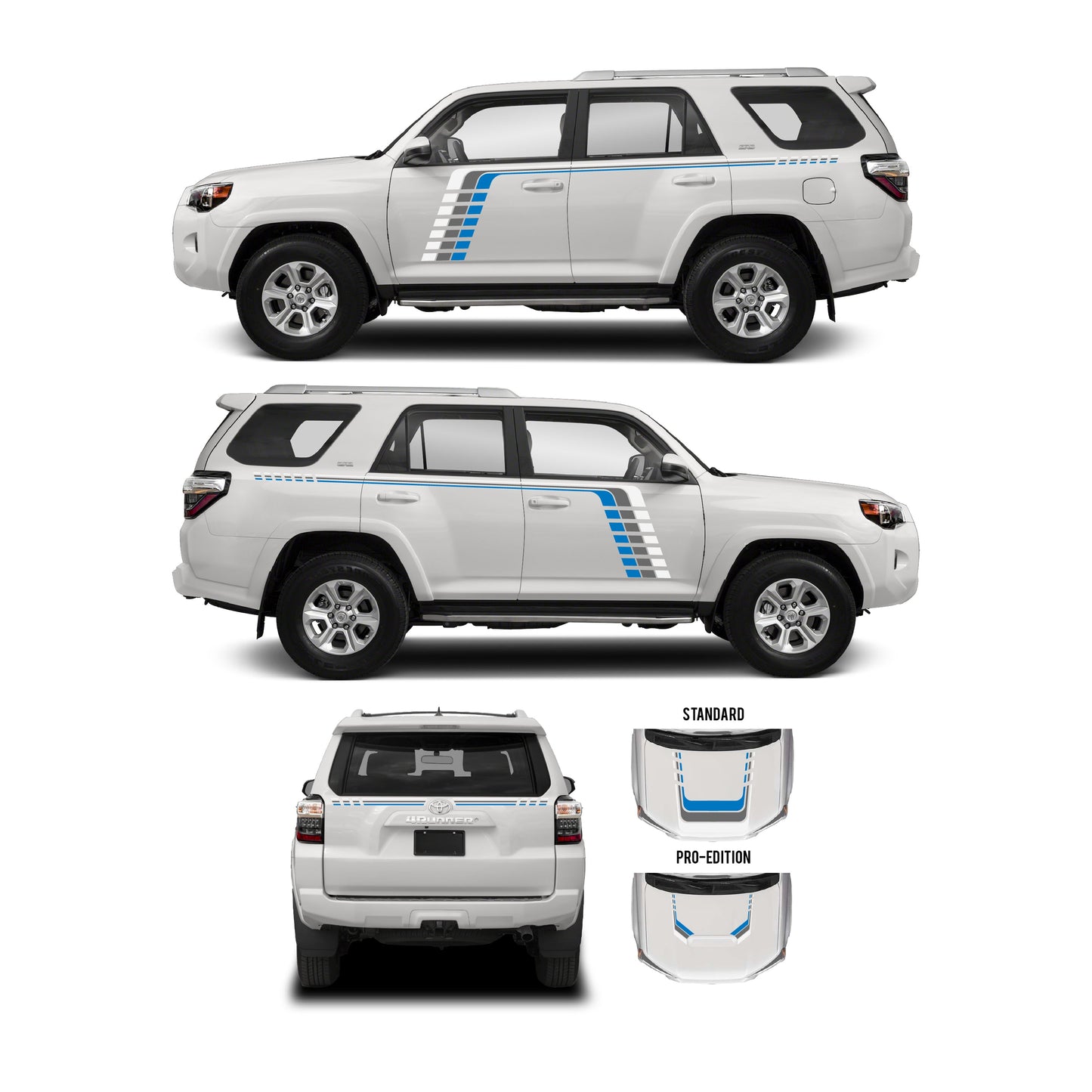 Taco Vinyl 4Runner Checkered Stripe Kit | '10 - '24 4Runner