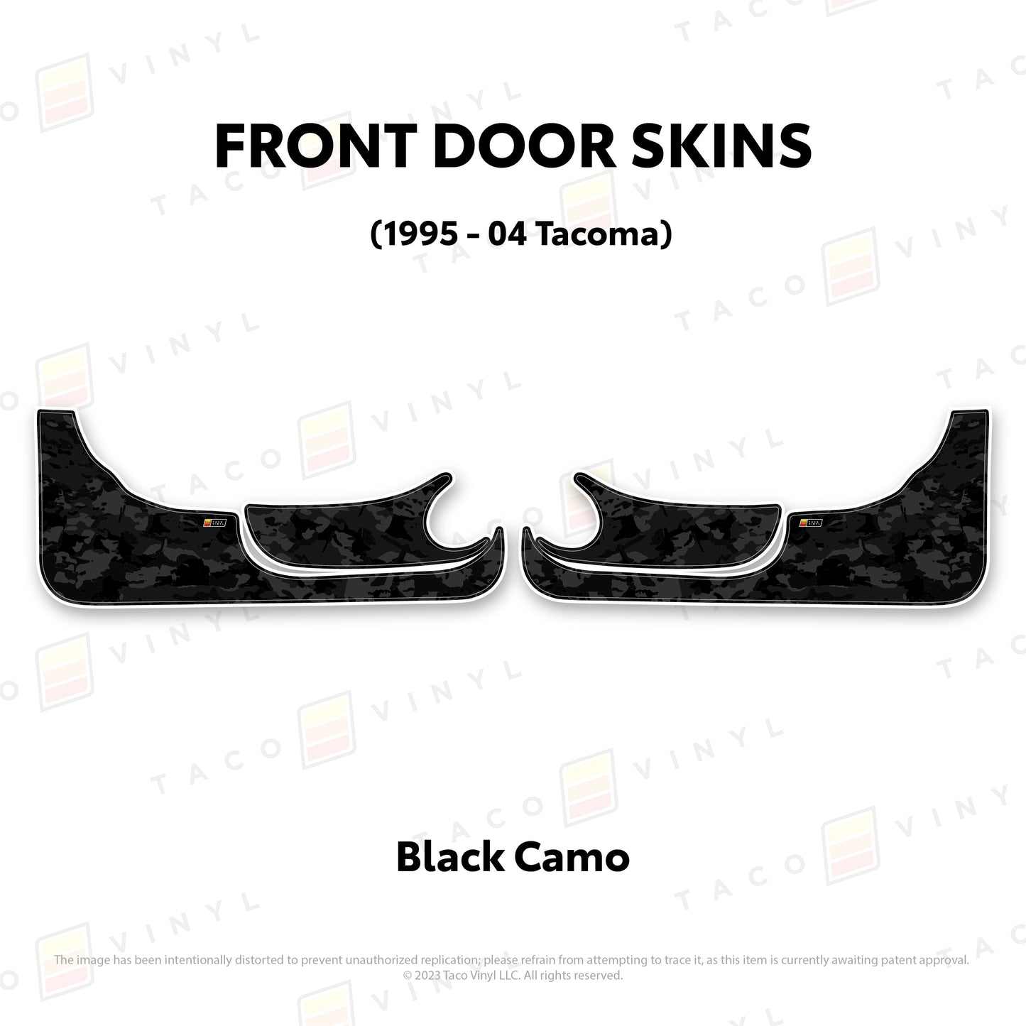 Taco Vinyl Tacoma Door Skins (Lower Section) | '95 - '04 Tacoma