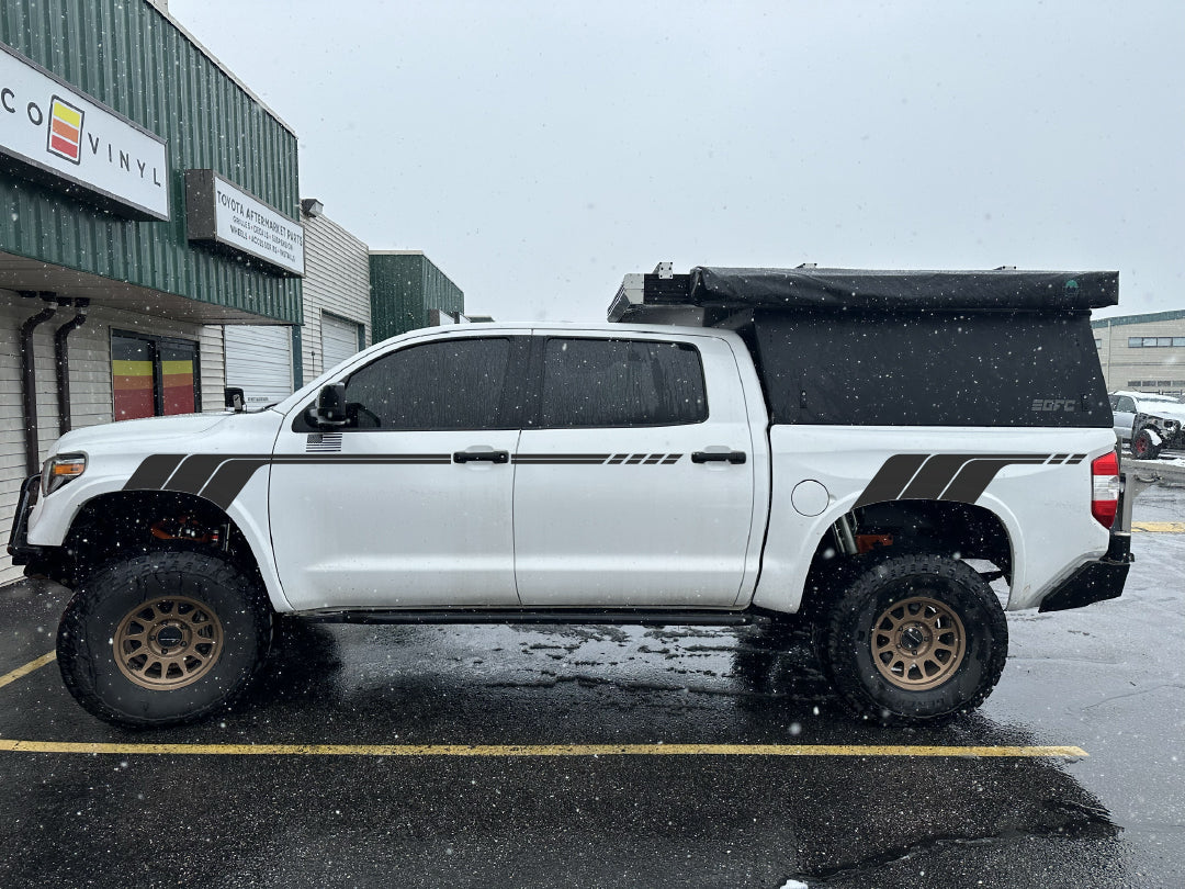 Taco Vinyl Tundra Heritage Side Stripes | '14 - '21 Tundra