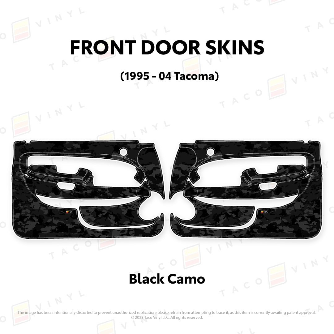 Taco Vinyl Tacoma Door Skins | '95 - '04 Tacoma