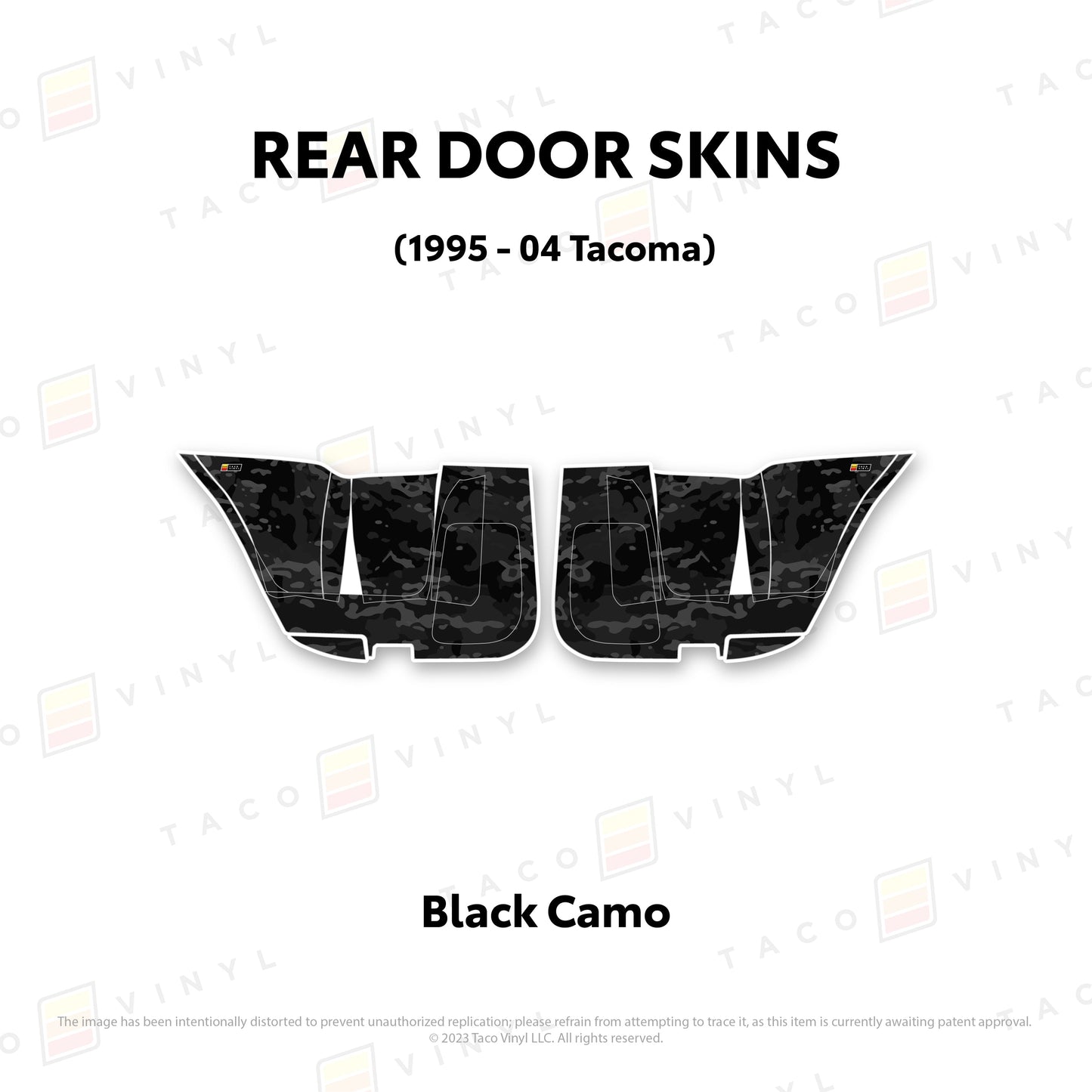 Taco Vinyl 4Runner Door Skins (Lower Section) | '10 - '24 4Runner