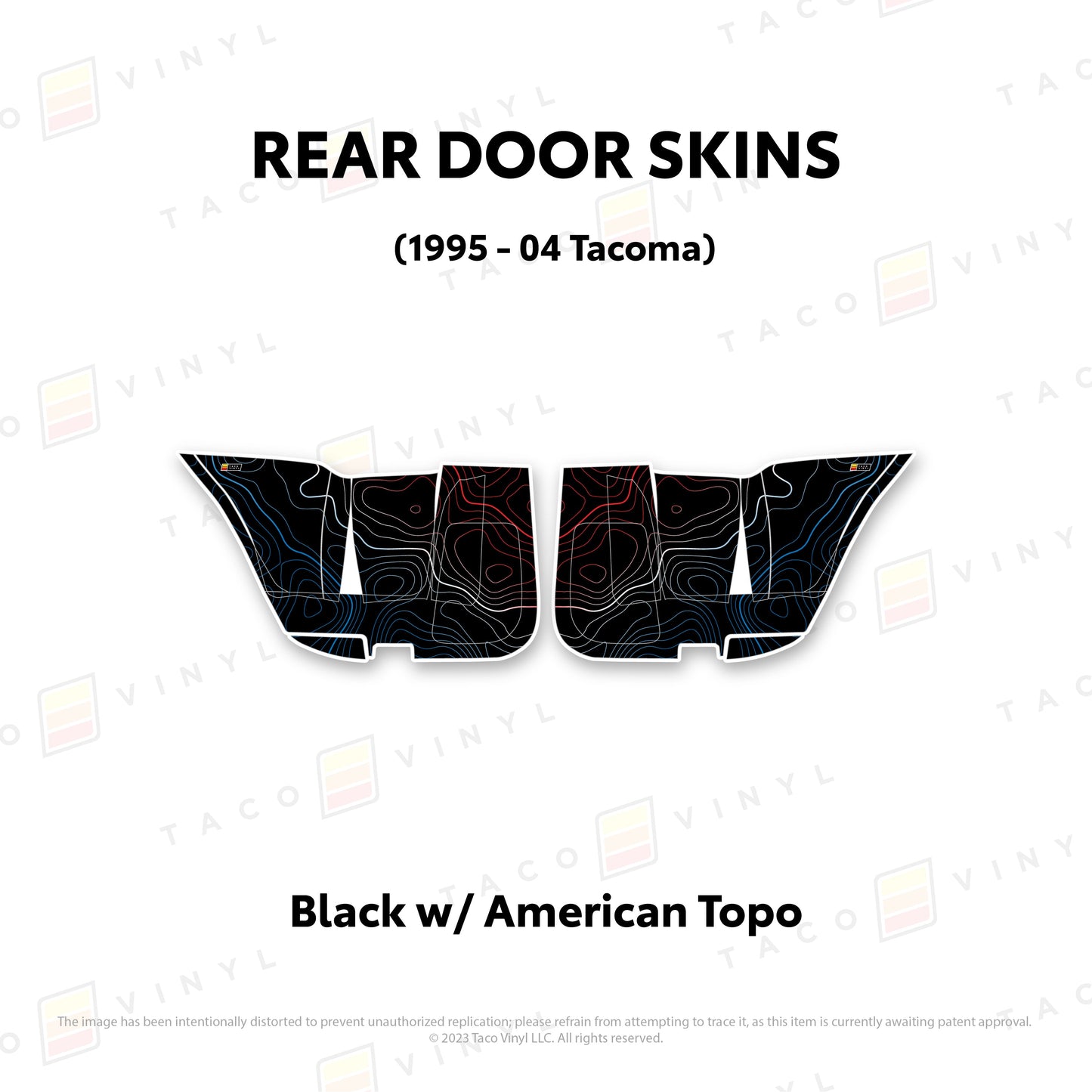 Taco Vinyl 4Runner Door Skins (Lower Section) | '10 - '24 4Runner
