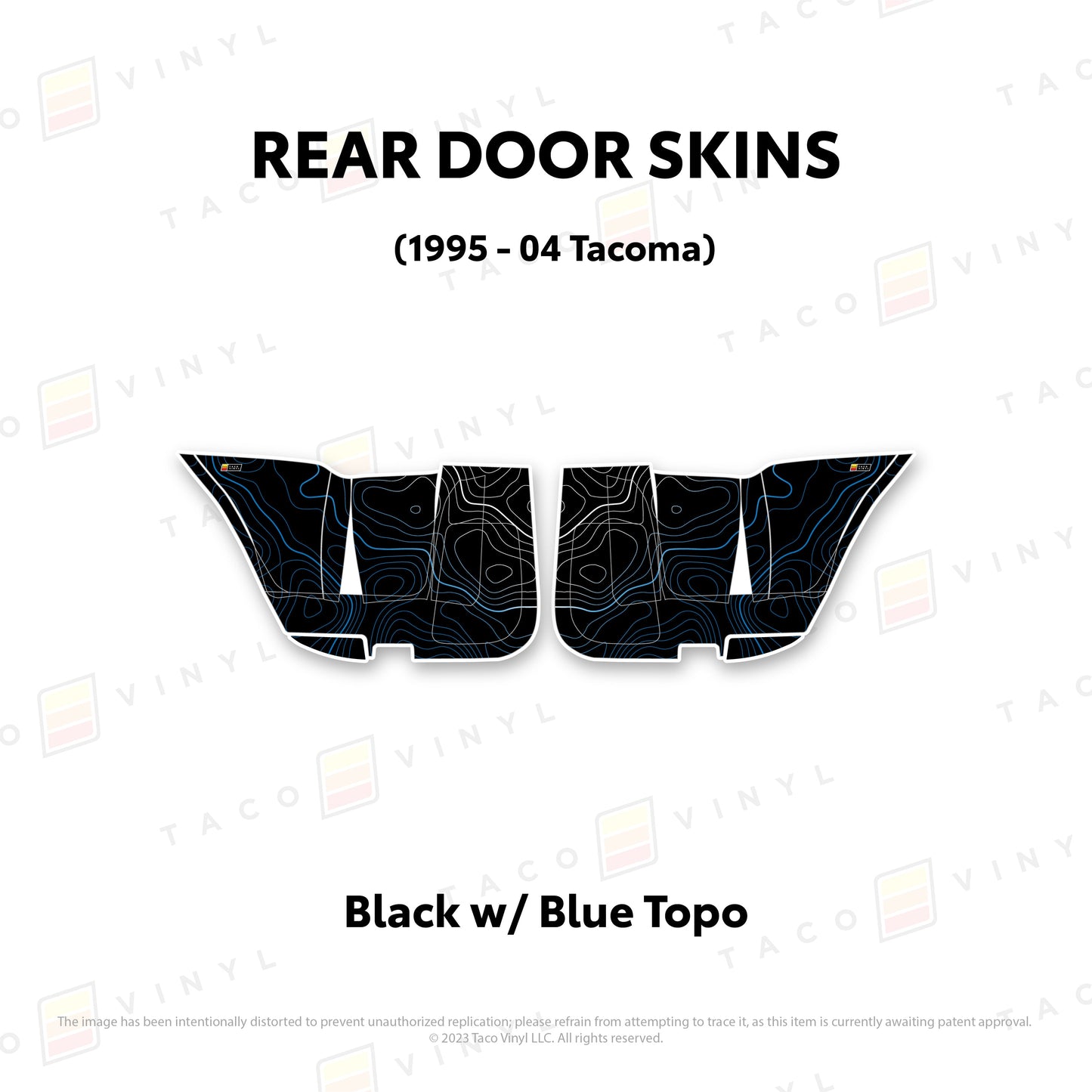 Taco Vinyl 4Runner Door Skins (Lower Section) | '10 - '24 4Runner