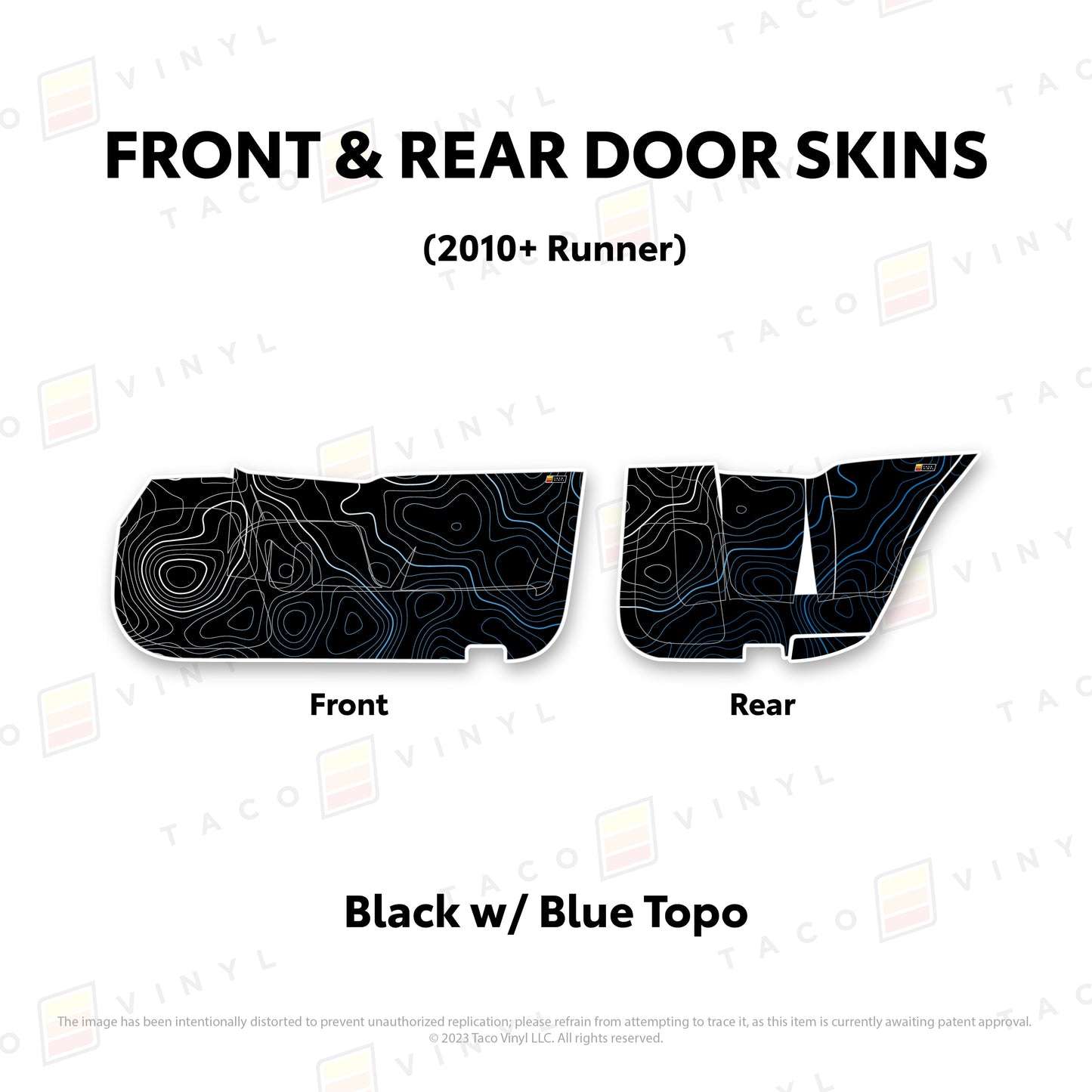 Taco Vinyl 4Runner Door Skins (Lower Section) | '10 - '24 4Runner