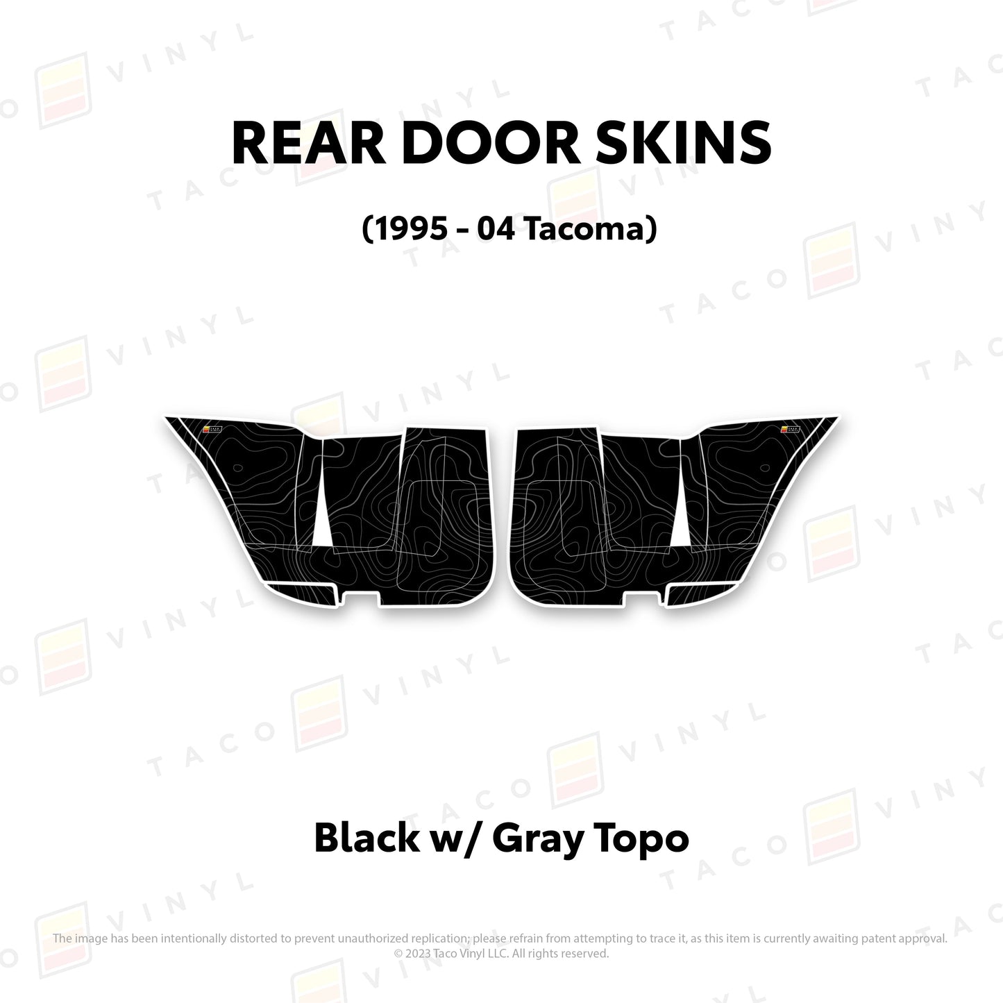 Taco Vinyl 4Runner Door Skins (Lower Section) | '10 - '24 4Runner