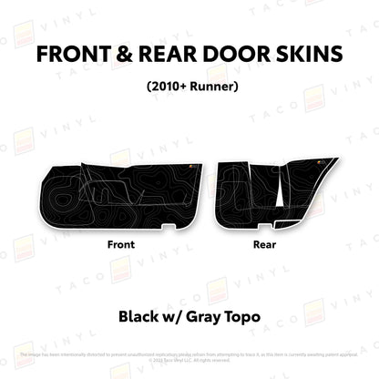 Taco Vinyl 4Runner Door Skins (Lower Section) | '10 - '24 4Runner