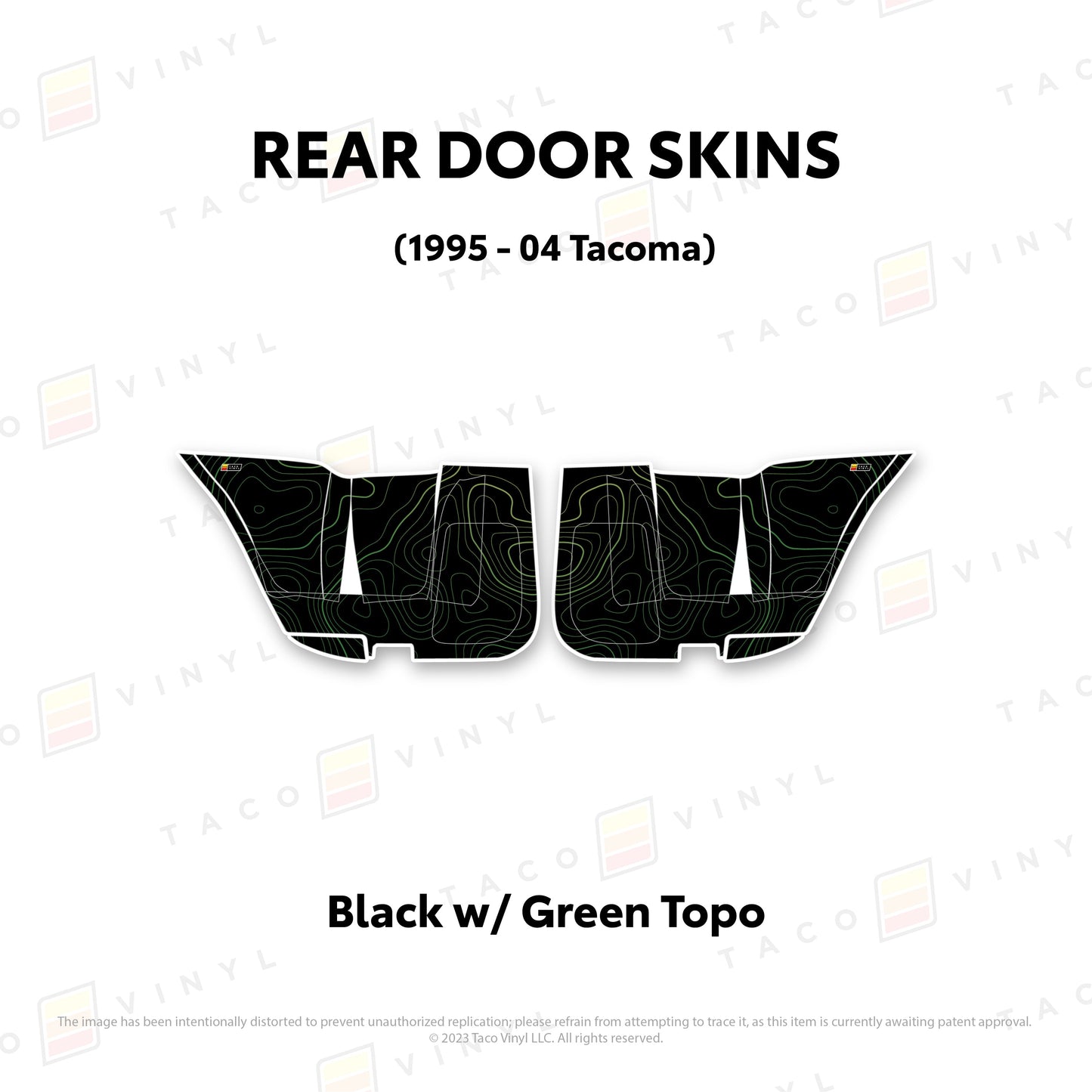 Taco Vinyl 4Runner Door Skins (Lower Section) | '10 - '24 4Runner