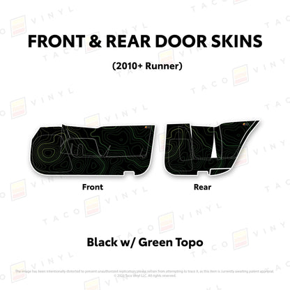 Taco Vinyl 4Runner Door Skins (Lower Section) | '10 - '24 4Runner