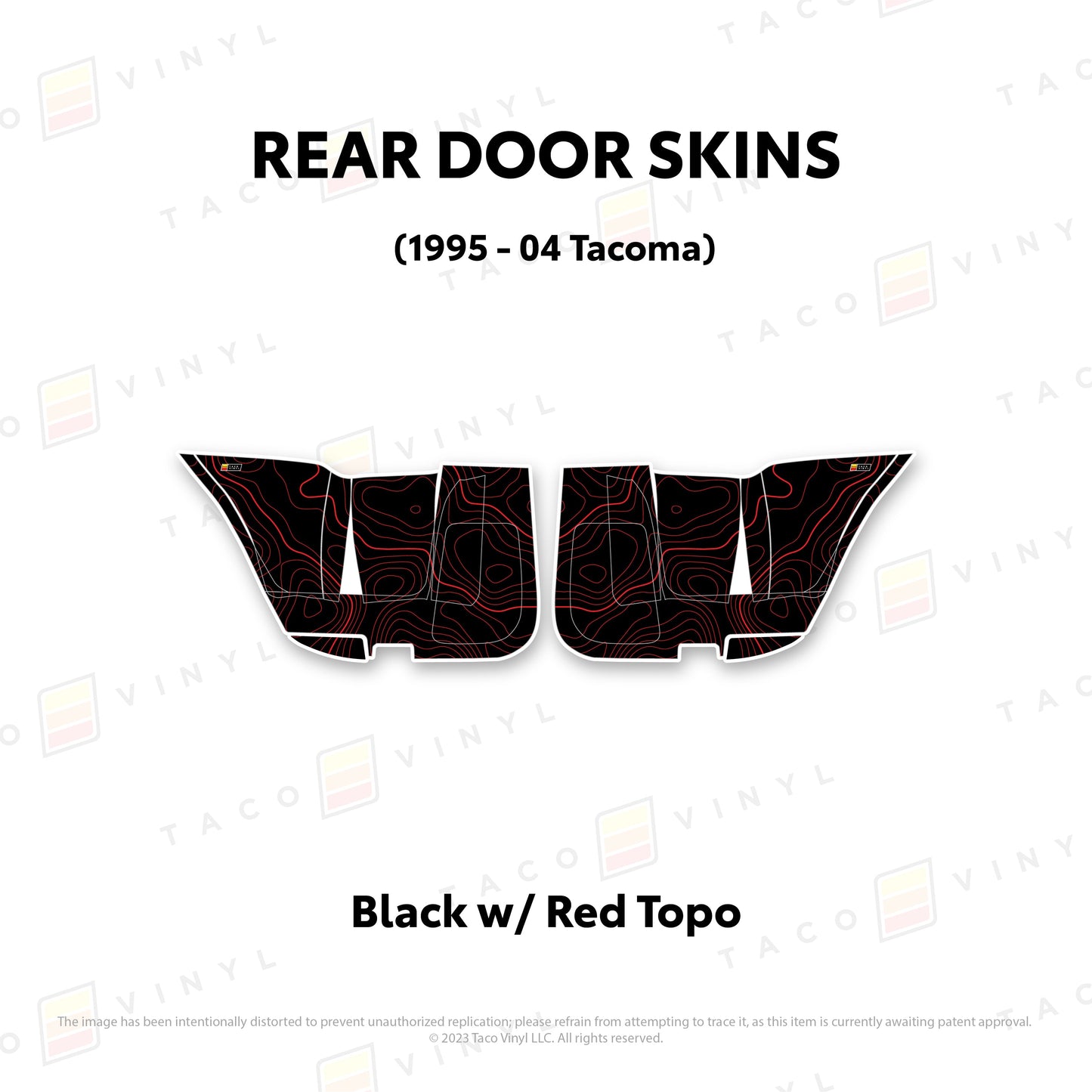 Taco Vinyl 4Runner Door Skins (Lower Section) | '10 - '24 4Runner