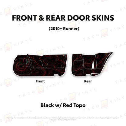 Taco Vinyl 4Runner Door Skins (Lower Section) | '10 - '24 4Runner