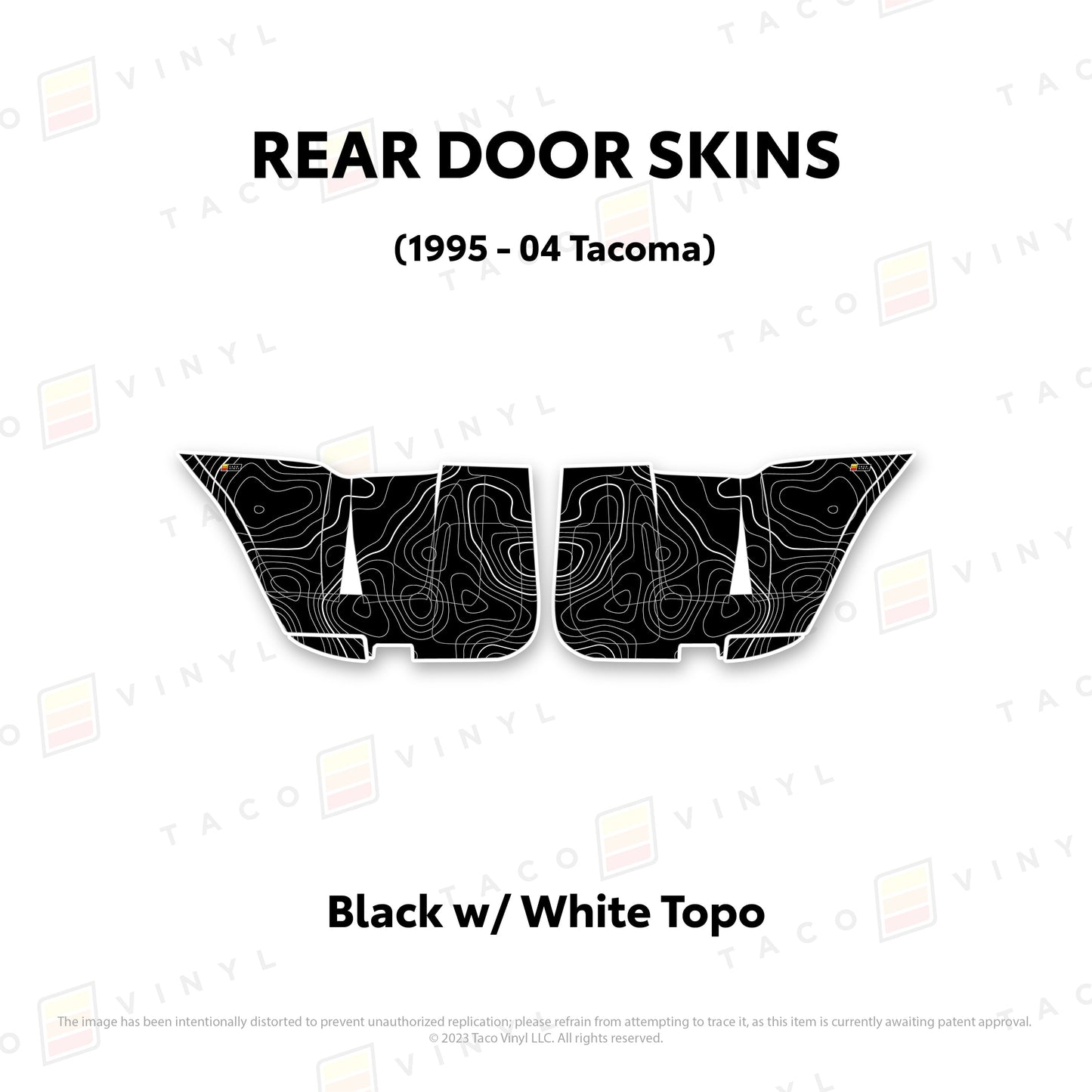 Taco Vinyl 4Runner Door Skins (Lower Section) | '10 - '24 4Runner