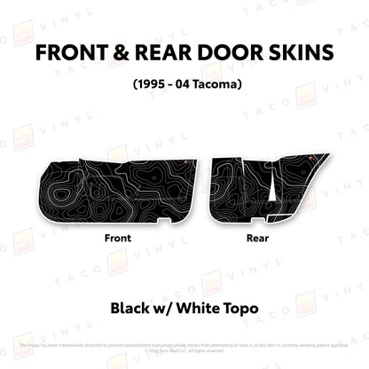 Taco Vinyl 4Runner Door Skins (Lower Section) | '10 - '24 4Runner