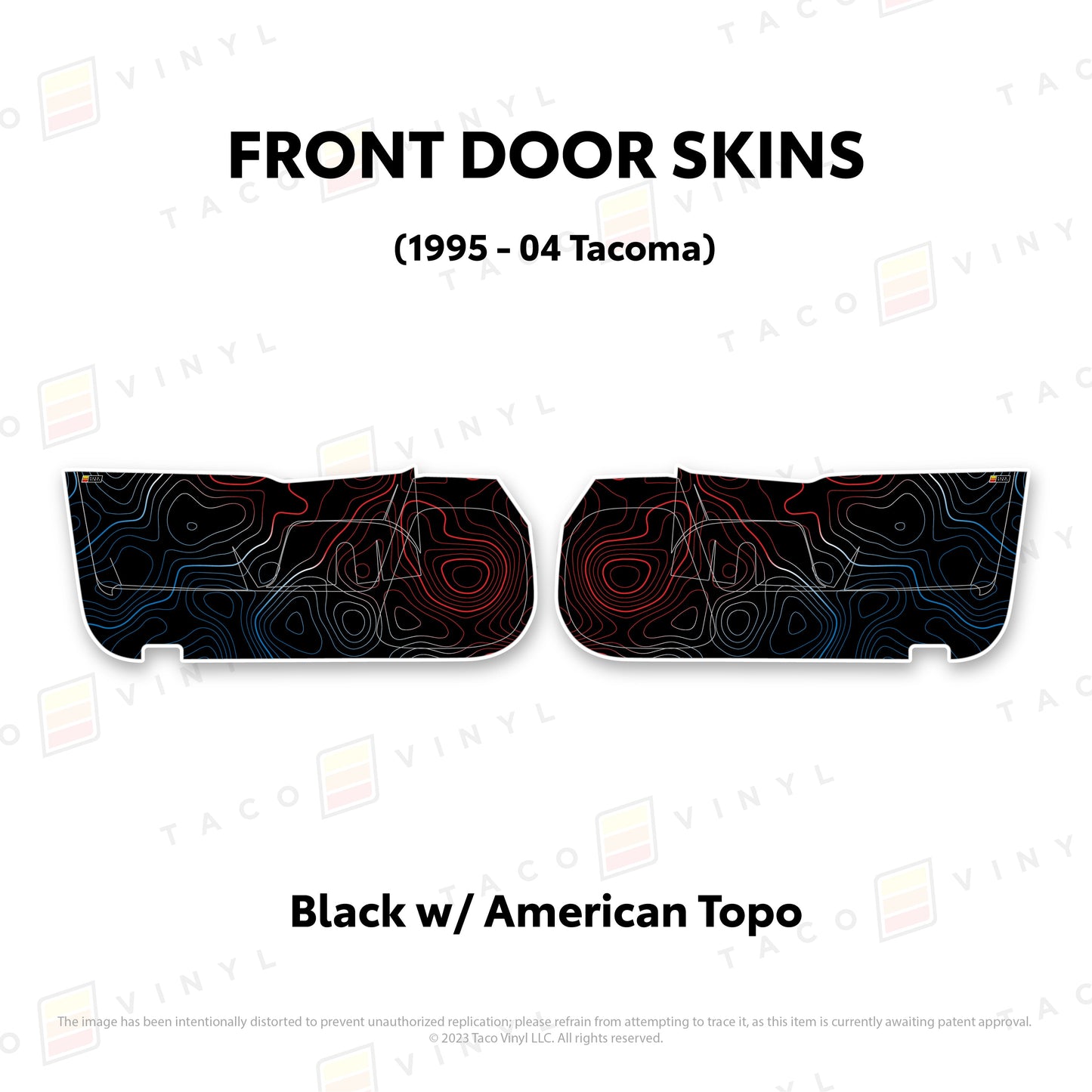 Taco Vinyl 4Runner Door Skins (Lower Section) | '10 - '24 4Runner