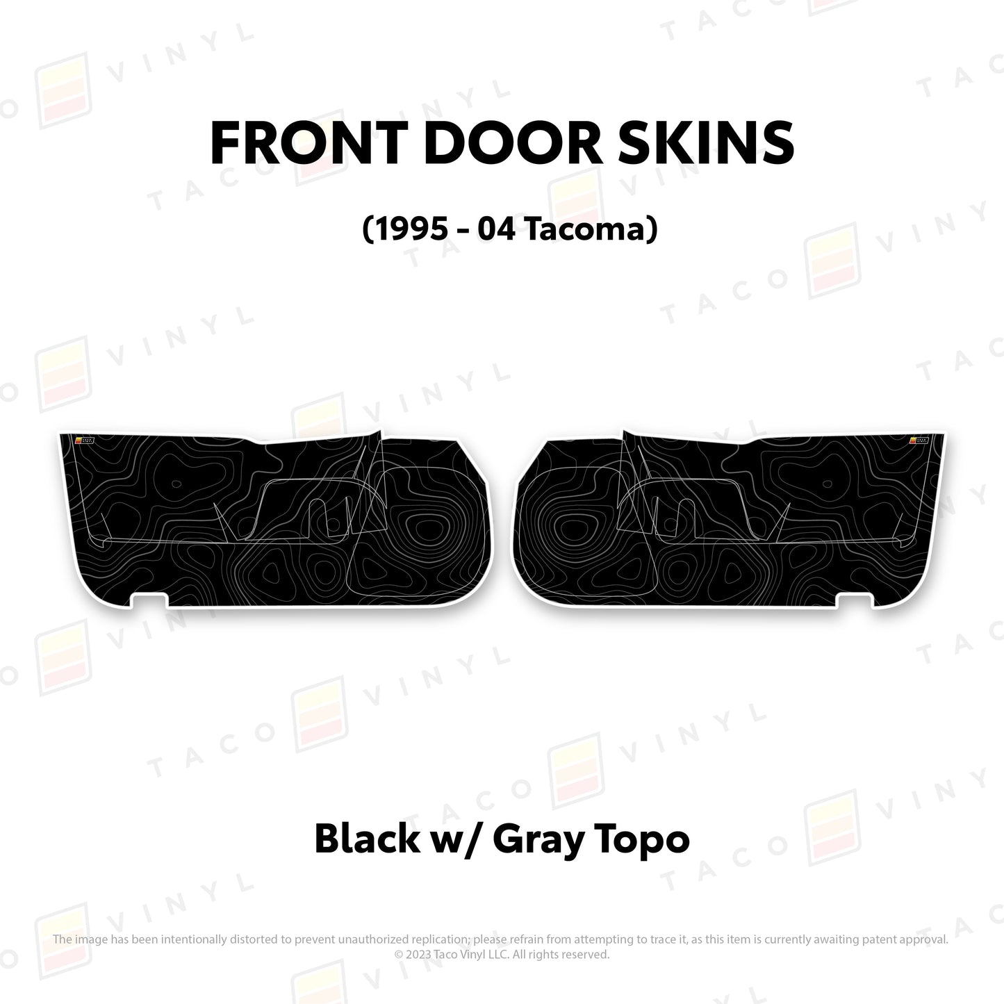Taco Vinyl 4Runner Door Skins (Lower Section) | '10 - '24 4Runner