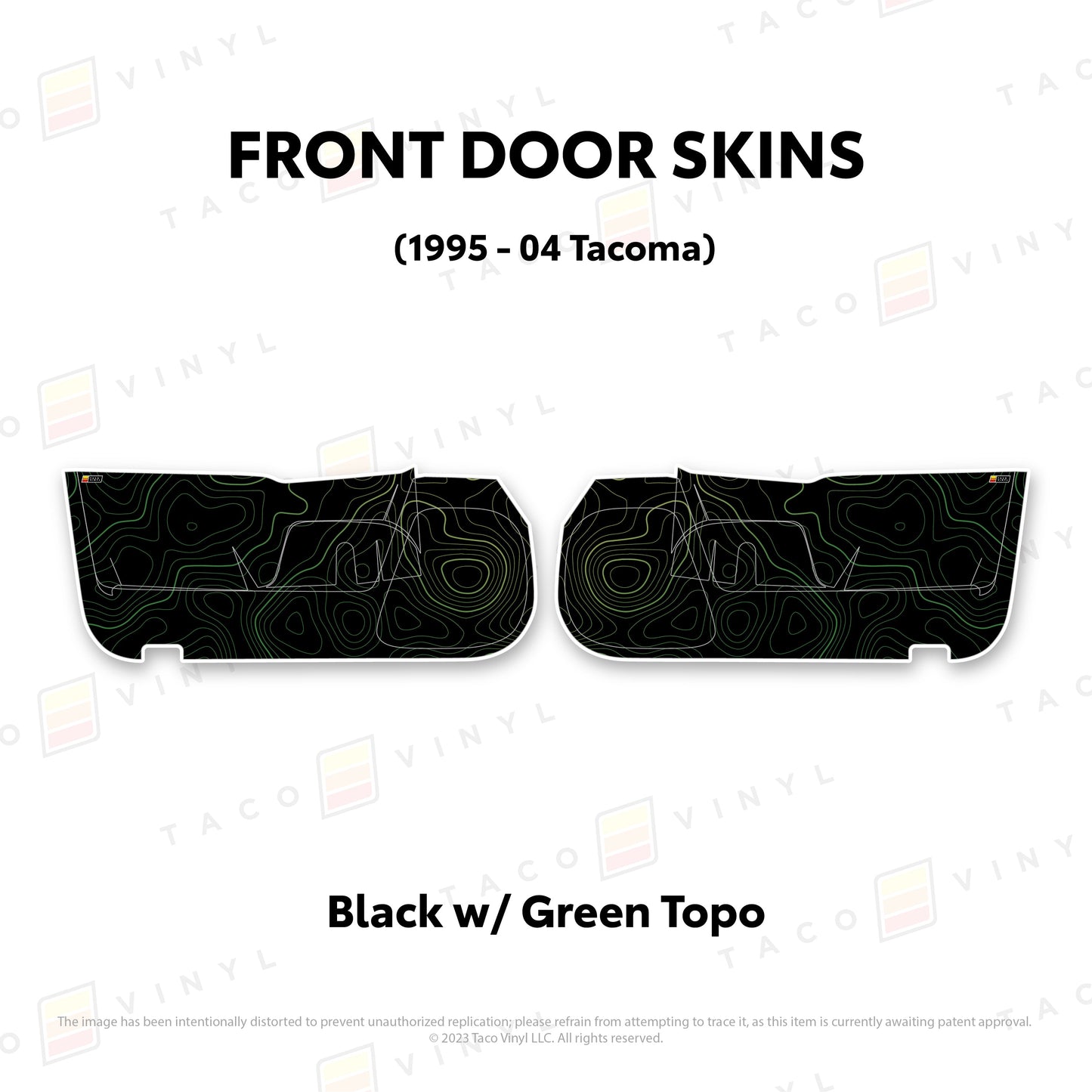 Taco Vinyl 4Runner Door Skins (Lower Section) | '10 - '24 4Runner