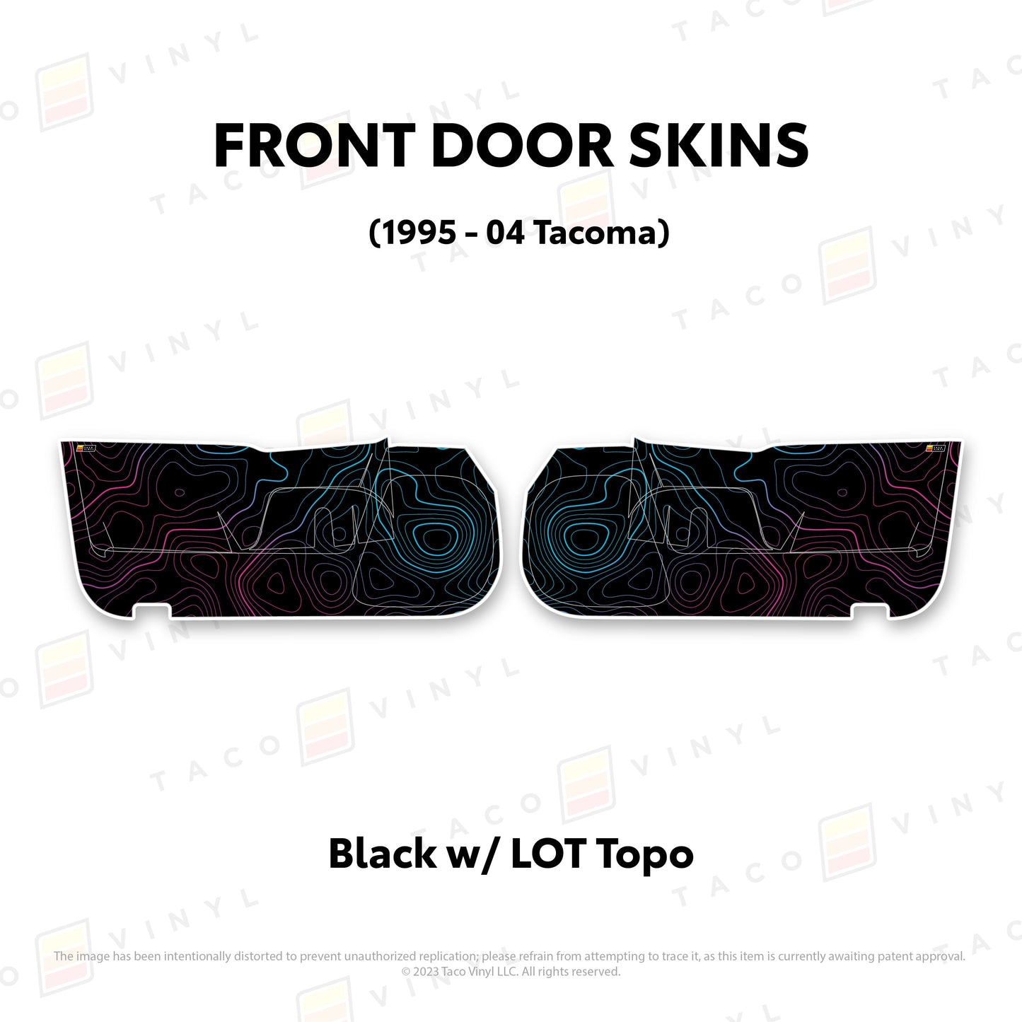 Taco Vinyl 4Runner Door Skins (Lower Section) | '10 - '24 4Runner