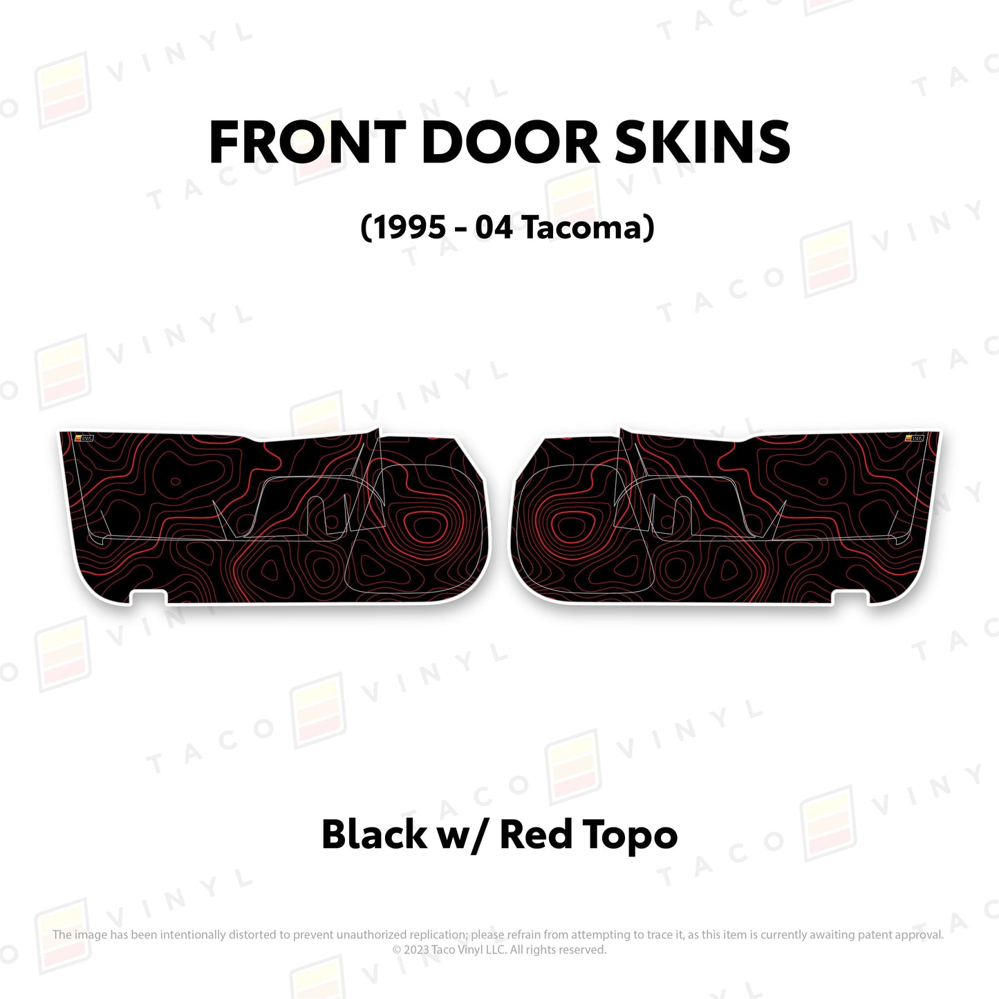 Taco Vinyl 4Runner Door Skins (Lower Section) | '10 - '24 4Runner