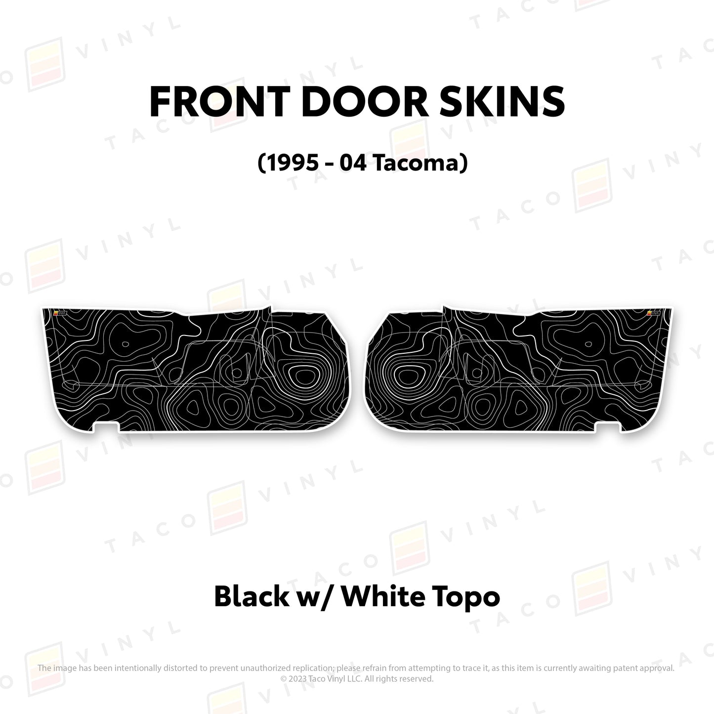 Taco Vinyl 4Runner Door Skins (Lower Section) | '10 - '24 4Runner