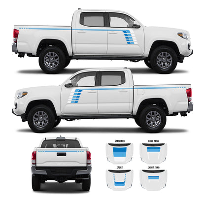 Taco Vinyl Tacoma Checkered Stripe Kit | '16 - '23 Tacoma