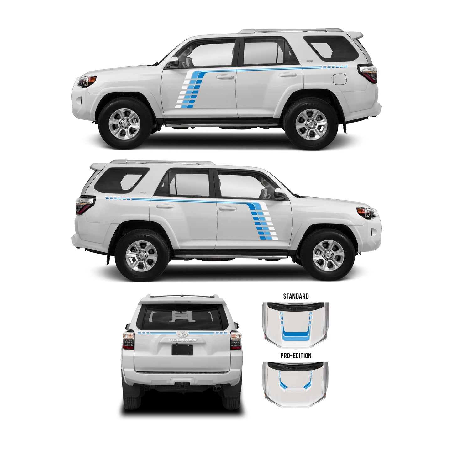 Taco Vinyl 4Runner Checkered Stripe Kit | '10 - '24 4Runner