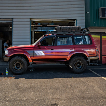 Taco Vinyl 80 Series Land Cruiser Retro Stripes