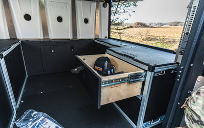 Goose Gear Alu-Cab V2 Rear Double Drawer, 5-ft Bed | '05 - '23 Tacoma