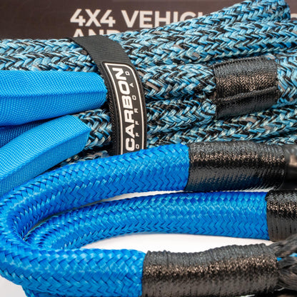 Carbon Offroad 4x4 Kinetic Recovery Rope & Soft Shackle Combo | 9T