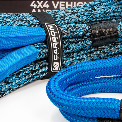 Carbon Offroad 4x4 Kinetic Recovery Rope & Soft Shackle Combo | 9T