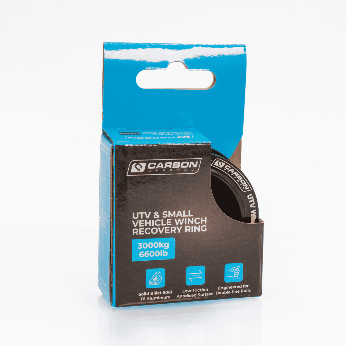 Carbon Offroad UTV & Small Vehicle Winch Recovery Ring
