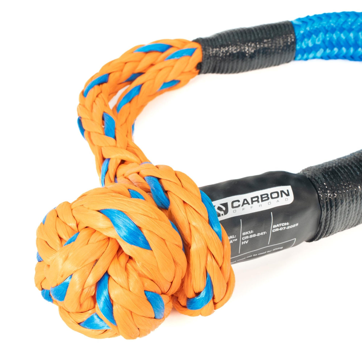 Carbon Offroad Large Vehicle High-Vis Soft Shackle | 24T