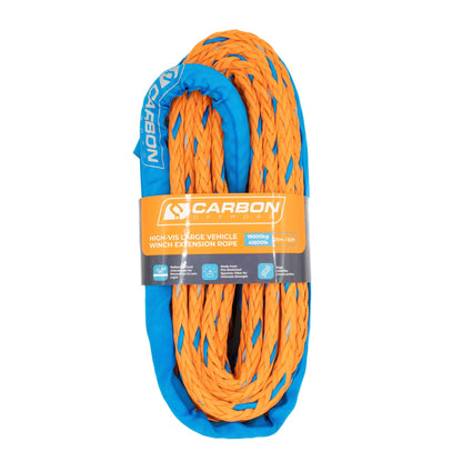 Carbon Offroad High-Vis Large Vehicle Winch Extension Rope | 25m