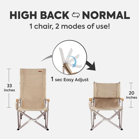 Hi1600L Folding Camping Chairs for Outside| ICECO