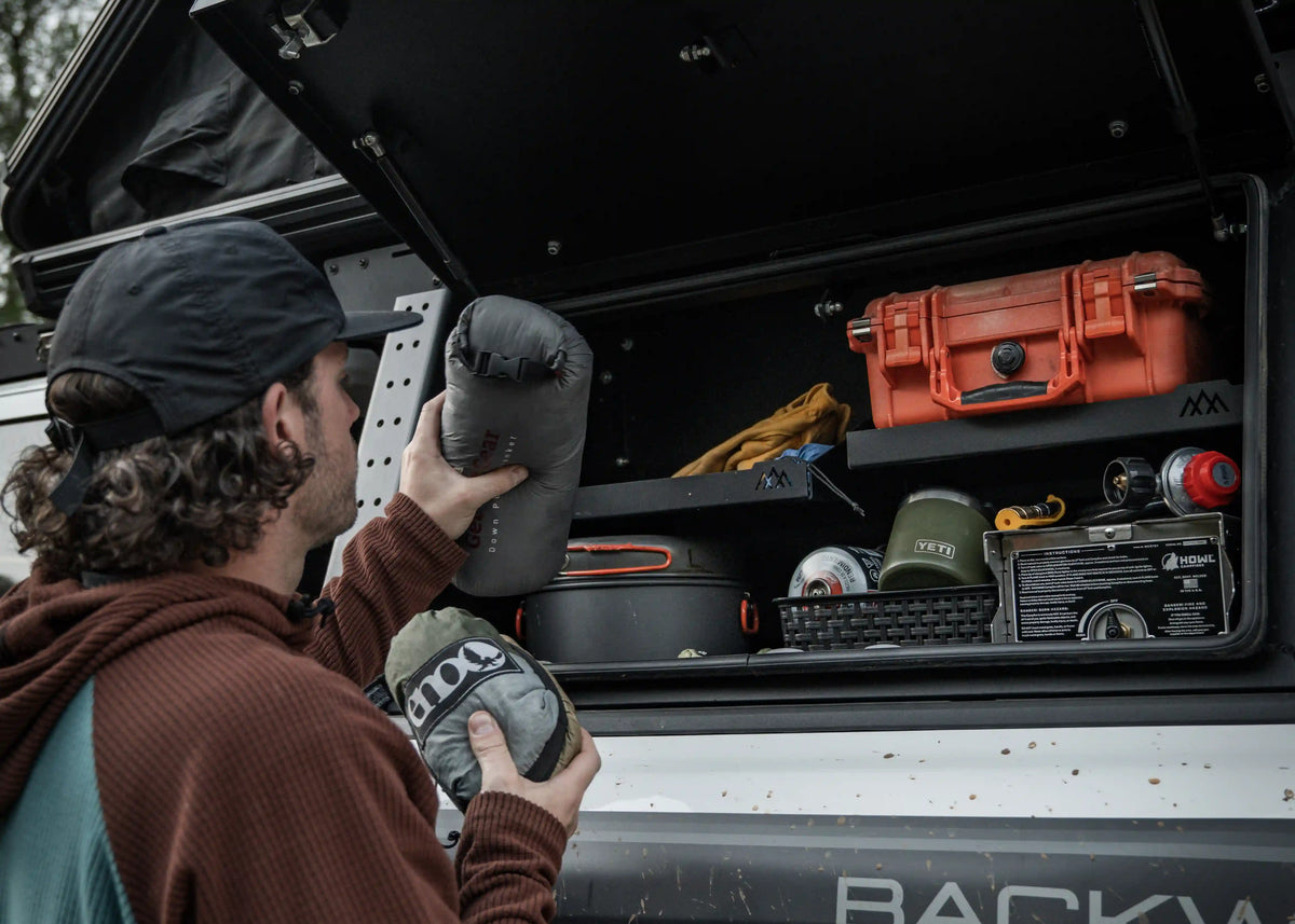 Aluminum Bed Rack Storage Box - Toyota Tacoma