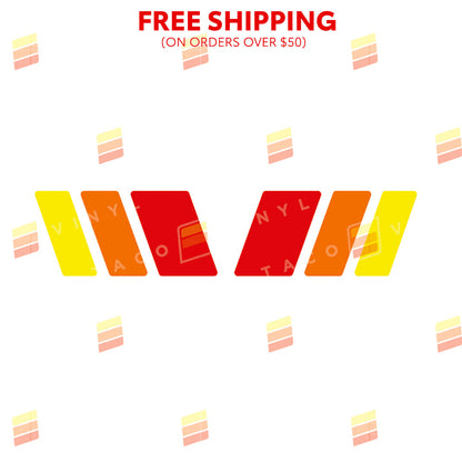 Taco Vinyl Rear Classic Decals