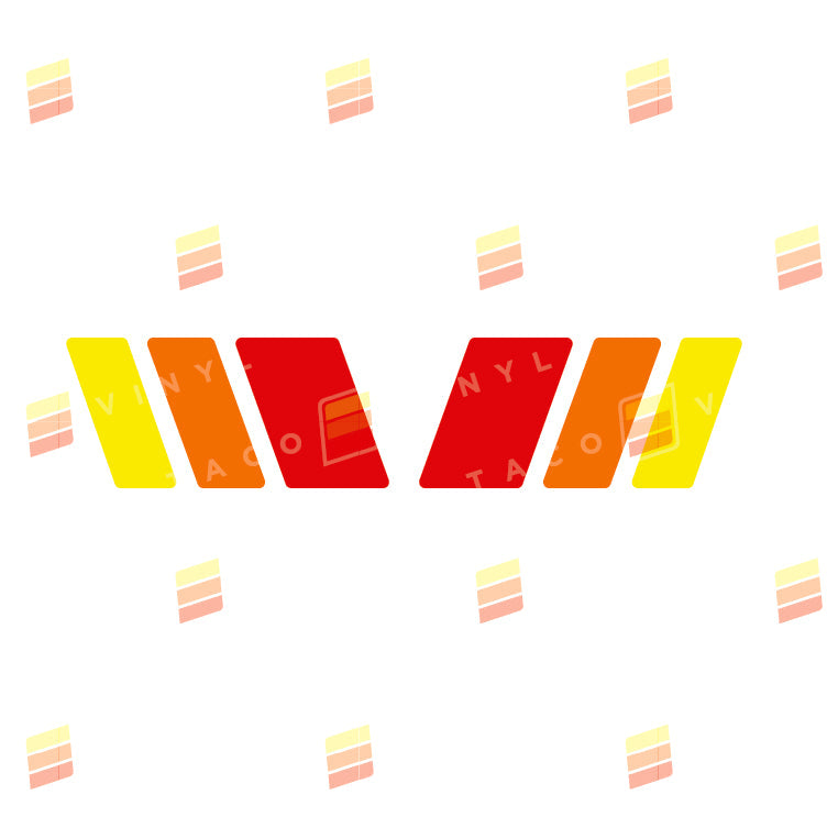 Taco Vinyl Rear Classic Decals