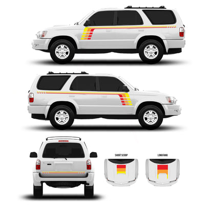 Taco Vinyl 4Runner Checkered Stripe Kit | '96 - '09 4Runner