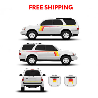 Taco Vinyl 4Runner Checkered Stripe Kit | '96 - '09 4Runner