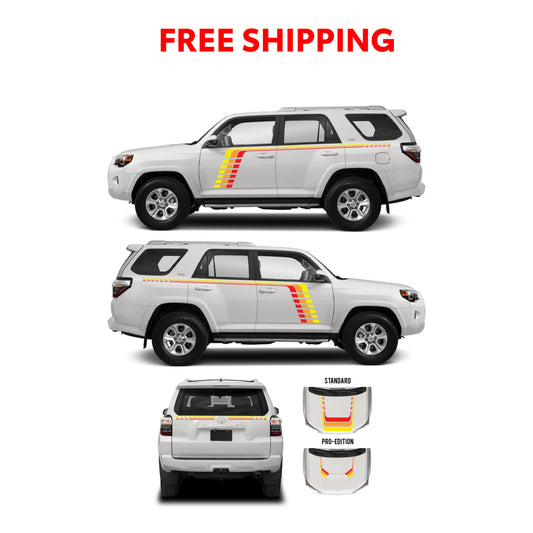 Taco Vinyl 4Runner Checkered Stripe Kit | '10 - '24 4Runner