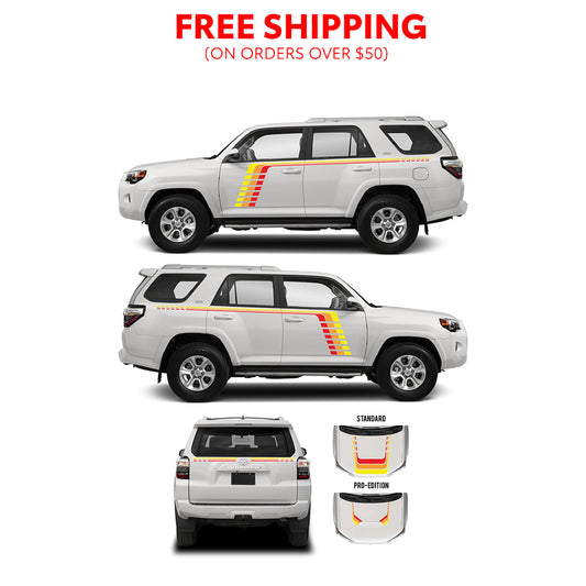 Taco Vinyl 4Runner Checkered Stripe Kit | '10 - '24 4Runner