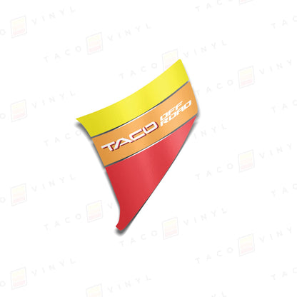Taco Vinyl Lower Bedside Decals | '24+ Tacoma