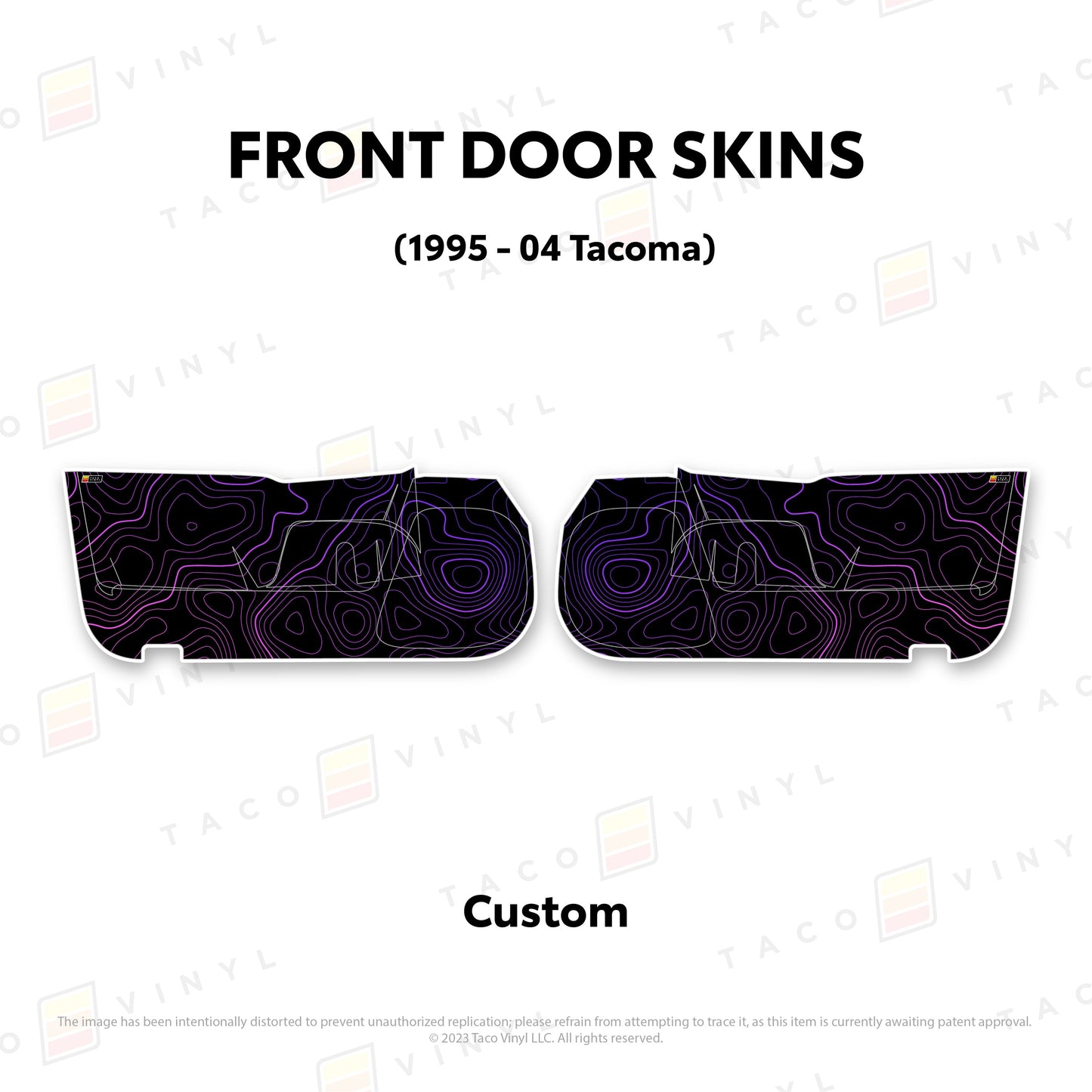 Taco Vinyl 4Runner Door Skins (Lower Section) | '10 - '24 4Runner